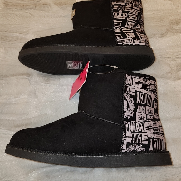 *NIB Women's Juicy Couture Knack Black Boots - SZ 9.5* - Picture 4 of 7
